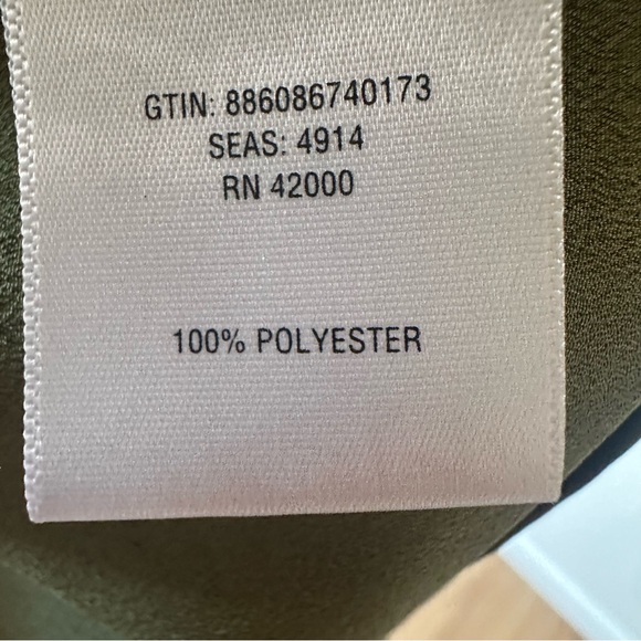 Adam Levine Olive Green Wide Leg Pants Small - Picture 9 of 11